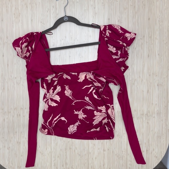 Express - Flutter sleeve with open back tie - size M - Picture 4 of 6